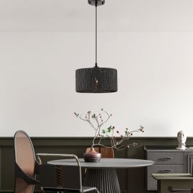 Steel and Ropes with Shade Pendant