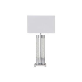 Acrylic Table Lamp // Chrome