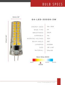 G4 LED Large Bulbs
