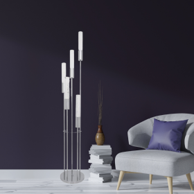 Acrylic Cylinder Floor Lamp