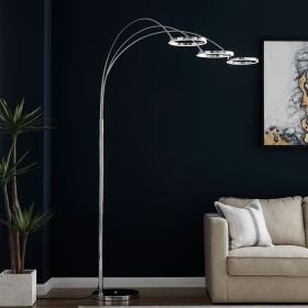 LED Three Ring Hong Kong  Arc Floor lamp