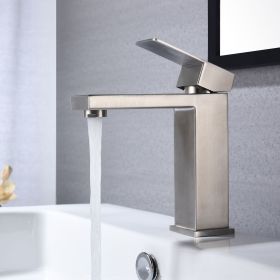 Bathroom sink faucet single handle single hole washbasin faucet