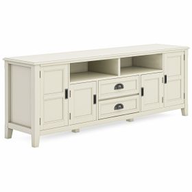 Burlington - 72" TV Media Stand - Antique White