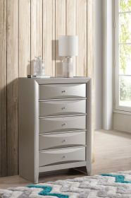Marilla G1503-CH Chest , Silver Champagne