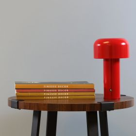 Silhouette Rechargeable Lamp (Color: Red)