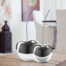 Medium Cherry Sculpture 22" Tall (Color: Chrome)