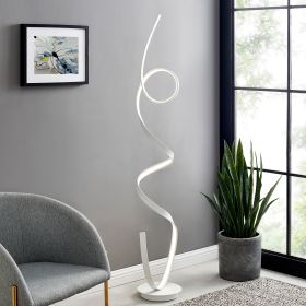 Amsterdam LED 63-Inch Floor Lamp - Dimmable (Color: White)