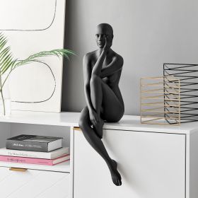 Antoinette Doll Sculpture (Color: Matte Black)