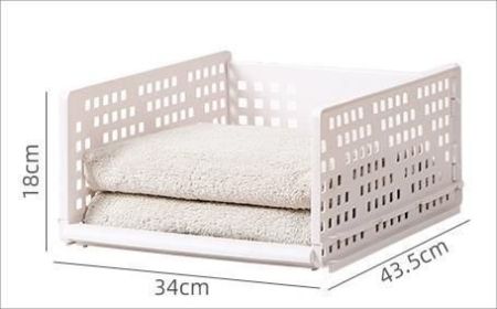 Wardrobe Dividers Clothes Drawer Storage Closet Shelf Organizer (size: M)