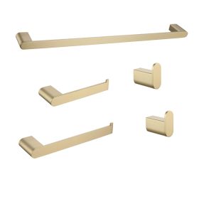 5- Piece Bathroom Hardware Set (Color: as Pic)