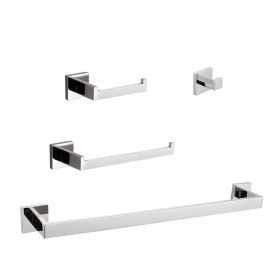 4 - Piece Bathroom Hardware Set (Color: as Pic)